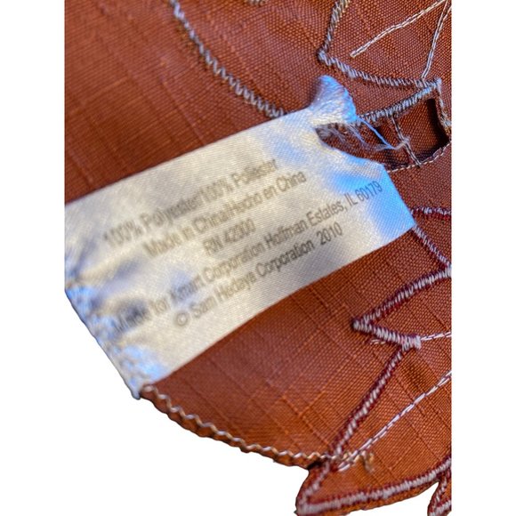 Leaf Fall Thanksgiving Table Runner + 4 Cream color Cloth Napkins - Picture 6 of 8